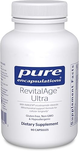 Pure Encapsulations RevitalAge Ultra 90's - Ayuda al envejecimiento saludable - Apoyo mitocondrial* - Rico en antioxidantes - Sin gluten y sin OMG -