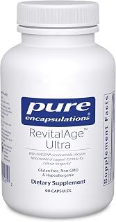 Pure Encapsulations RevitalAge Ultra 90's - Aids Healthy Aging - Mitochondrial Support* - Antioxidant-Rich - Gluten Free & Non GMO - 90 Capsules