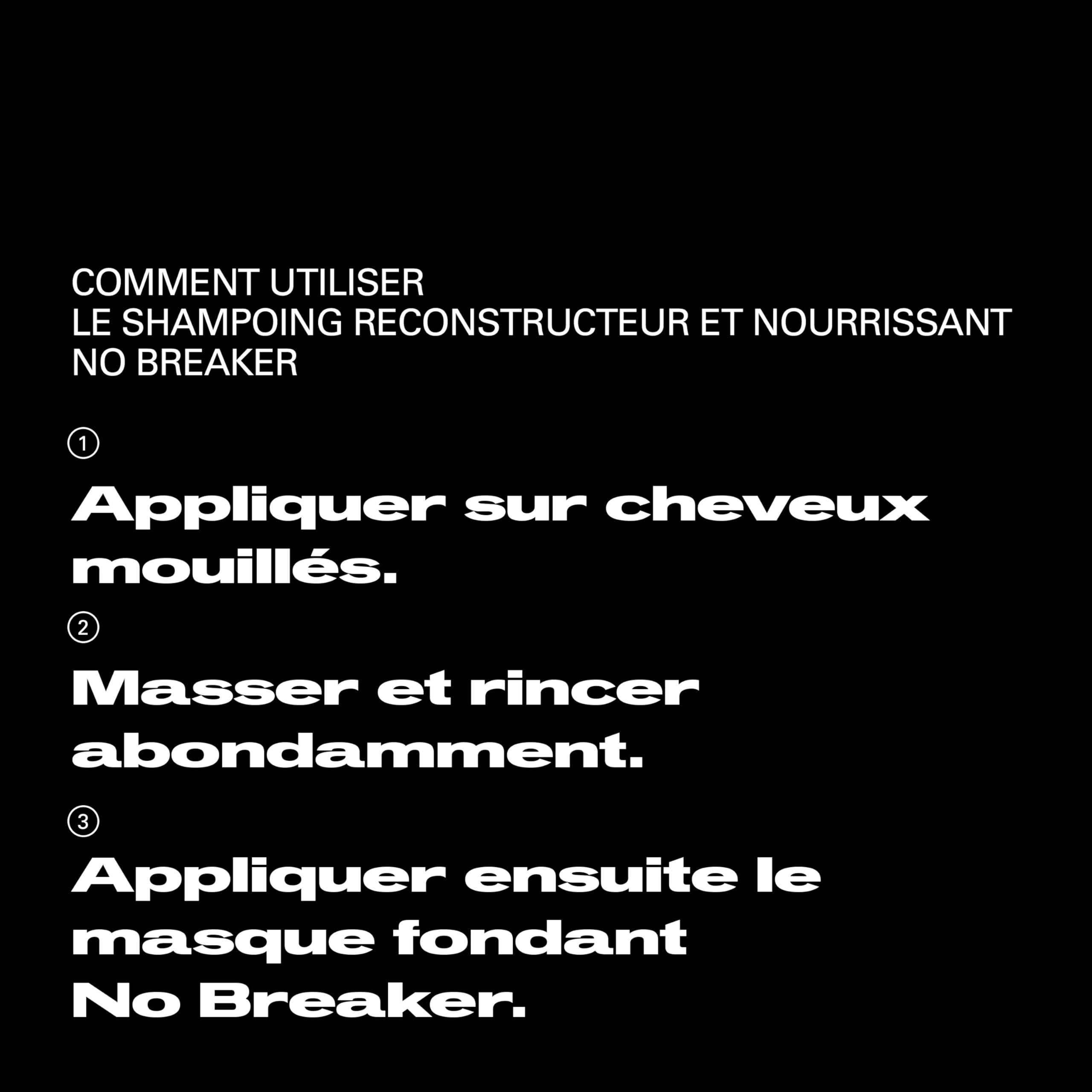Sebastian Professional No Breaker – Shampoing reconstruction et anti-casse professionnel, renforce les cheveux et réduit la casse – 280 ml