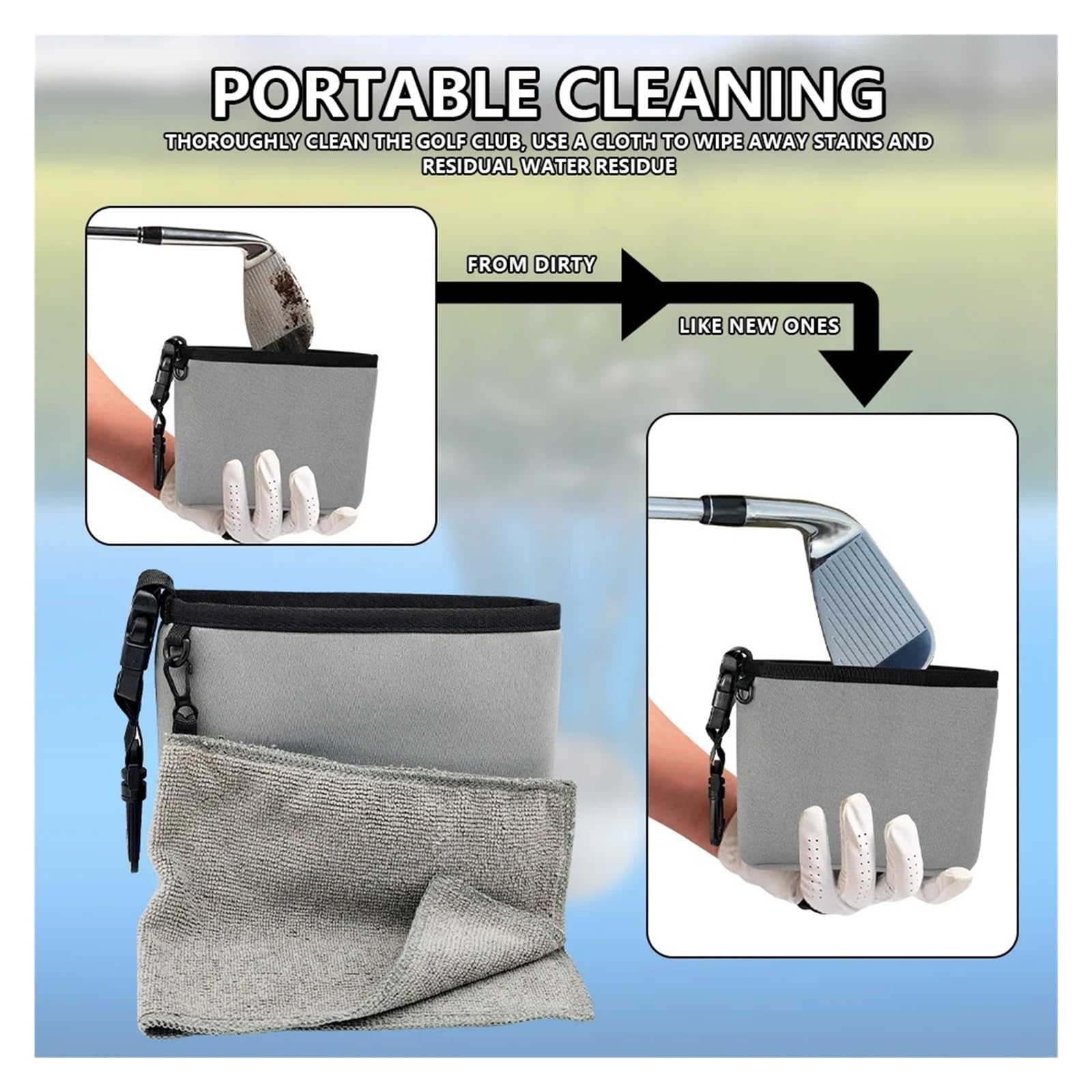 Bolsa de Almacenamiento Multifuncional for Palos Golf
