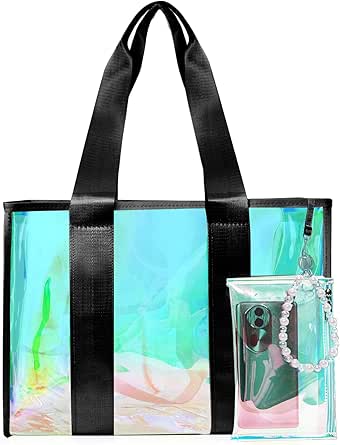 Didida Grande Borsa Da Spiaggia 26L Impermeabile Con Tasca Touch Screen – Antisabbia E Iridescente - 4