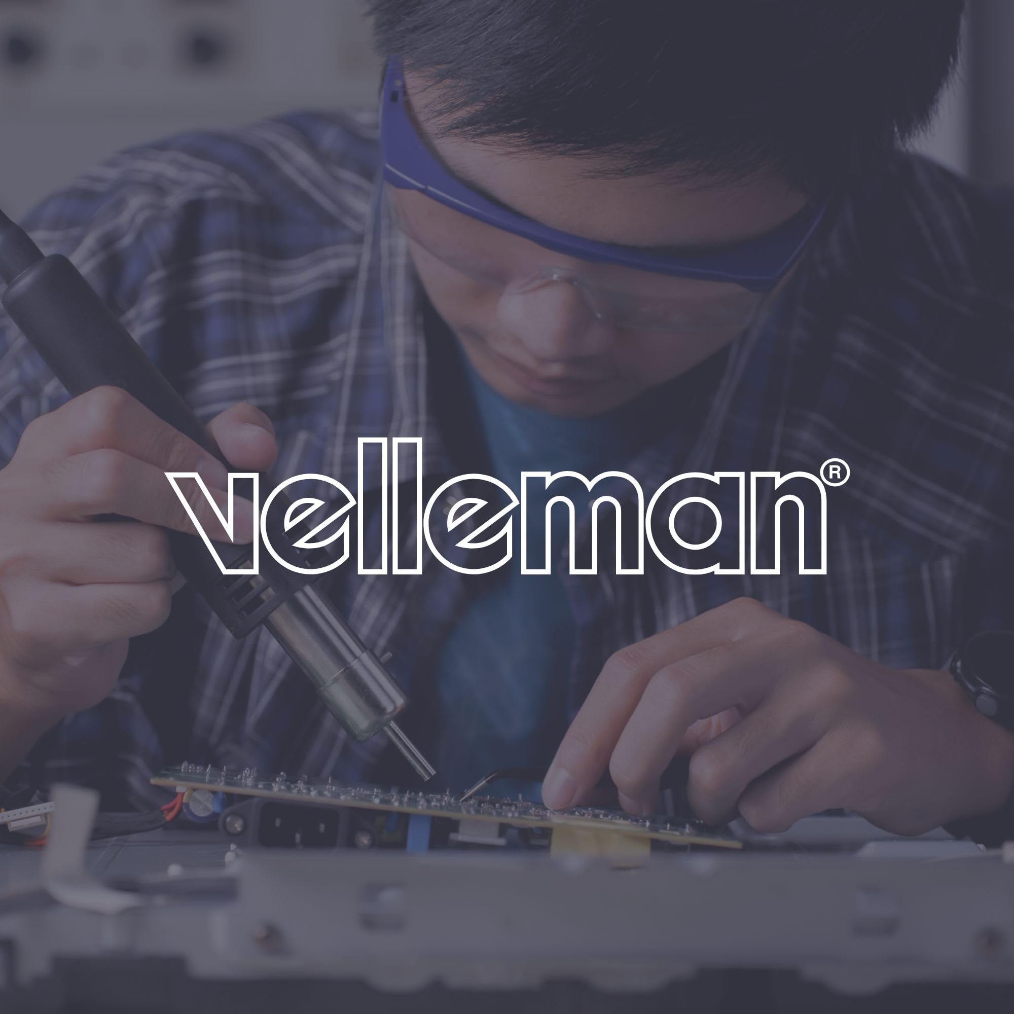 Velleman Estación de soldadura, para componentes CMS, multifunción, 300 W, 100-500 ° C, gris