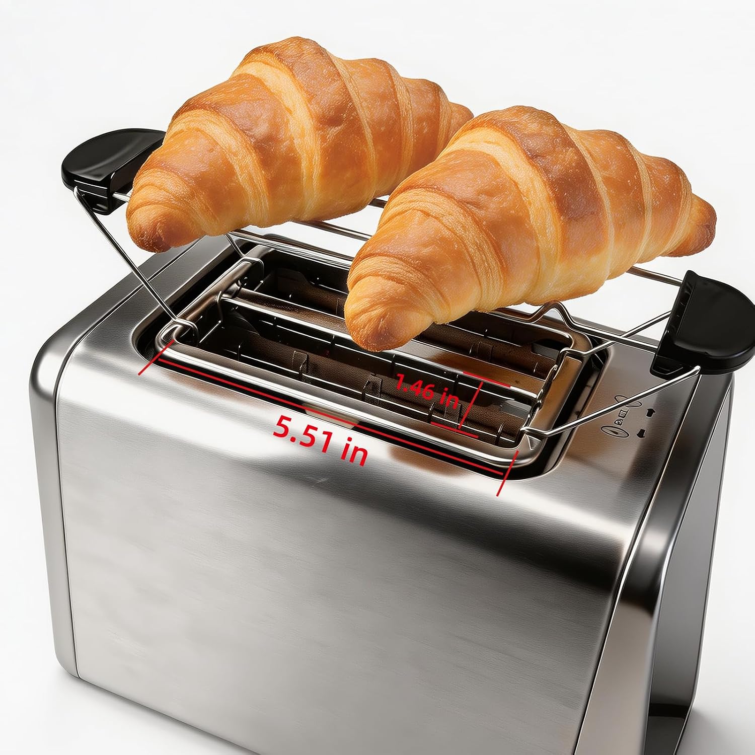 Stainless Steel Toast Rack, 10.93 Inch Toaster Warming Rack, Cooling Grid Holder Stand for Countertop Bread, Breakfast & Outdoor Camping