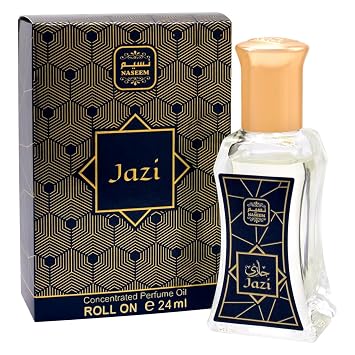 NASEEM Jazi Roll-On Perfume Oil for Men & Women | Subtle Tone Eau De Parfum 24 ml | Long-Lasting, Alcohol-Free Fragrance | Hypoallergenic Scent for Daily Wear & Special Occasions