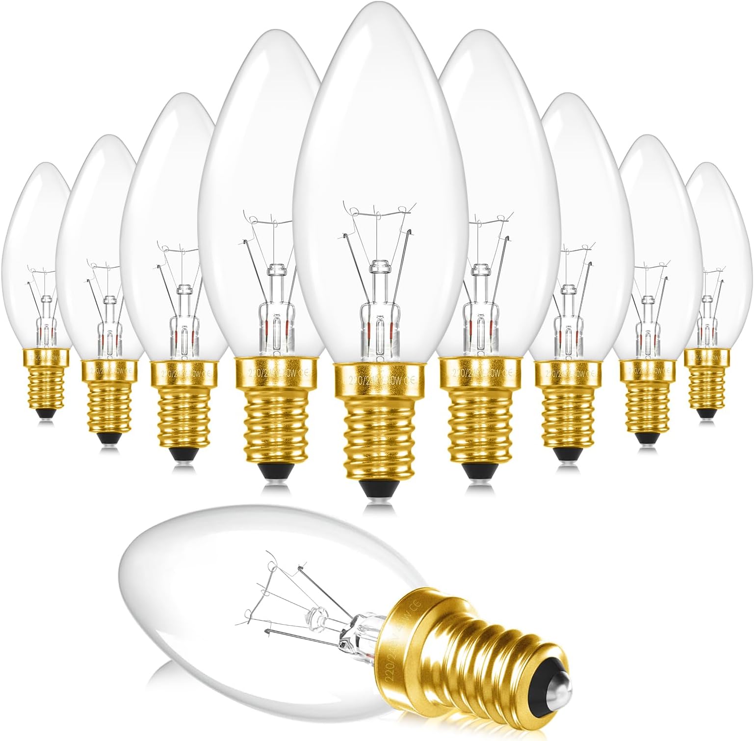 Lot De 12 Ampoules Halogènes 42W Dimmables | Blanc Chaud 2700K | Culot E27 | Économie D'énergie