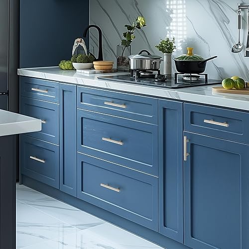 Miniatura 7 de JOY DECOR Paquete de 30 tiradores de gabinete de 5 pulgadas con centro de agujero de 3 pulgadas, manijas de gabinete de cocina de acero inoxidable,