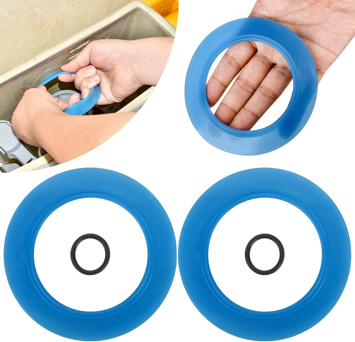 2 Pack Valve Seal Replacement for 73011110070A, Toilet Flush Valves