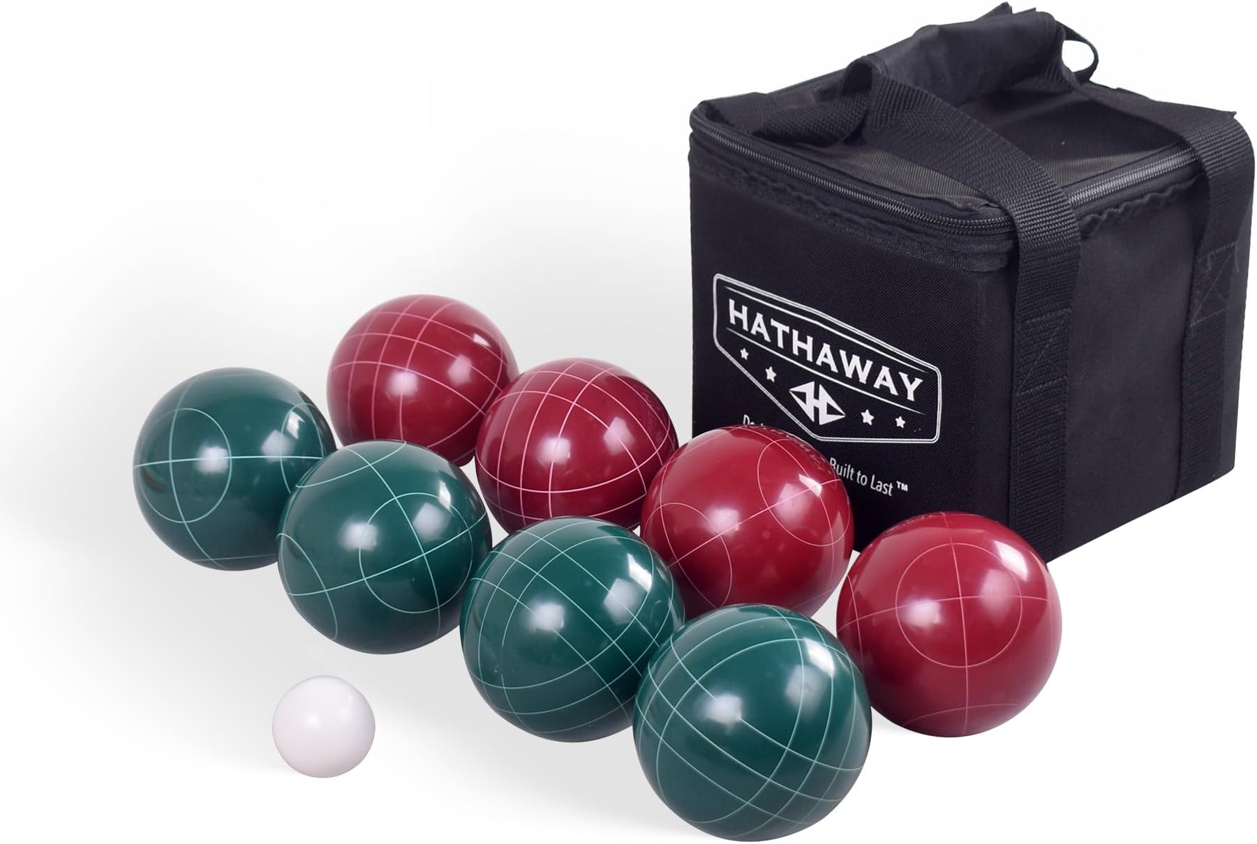 Bocce Ball Set, Green,Red