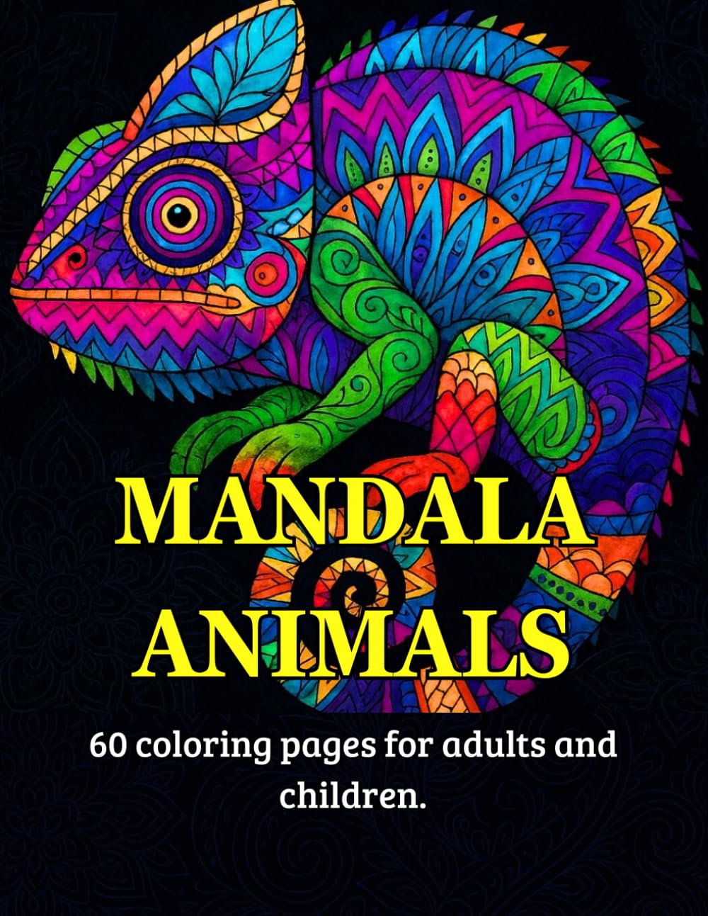 Mandala Animals: 60 Coloring Pages for Adults and Kids – Relaxing Animal Mandalas with Lions, Elephants, Butterflies, Dolphins and More (Mandala & Curiosity)