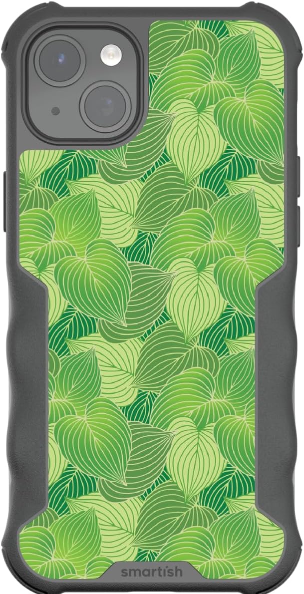 Smartish - Straight to My Heartleaf - iPhone 15 Plus MagSafe Armor Case - Gripzilla [Rugged & Tough] Heavy Duty Armor Case - Fits iPhone 15 Plus