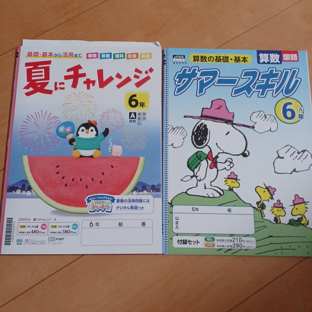 Amazon | 問題集サマーワーク小学校6年生 夏にチャレンジ サマー
