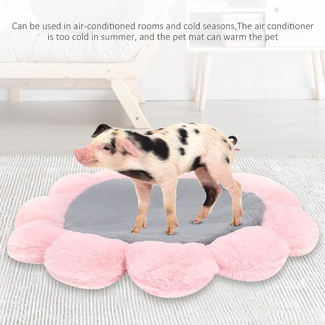 Foto 4 de 8 de Colchoneta para Dormir con Forma de Flor para Mascotas, Alfombrilla para Mascotas, Cojín Tipo Nido
