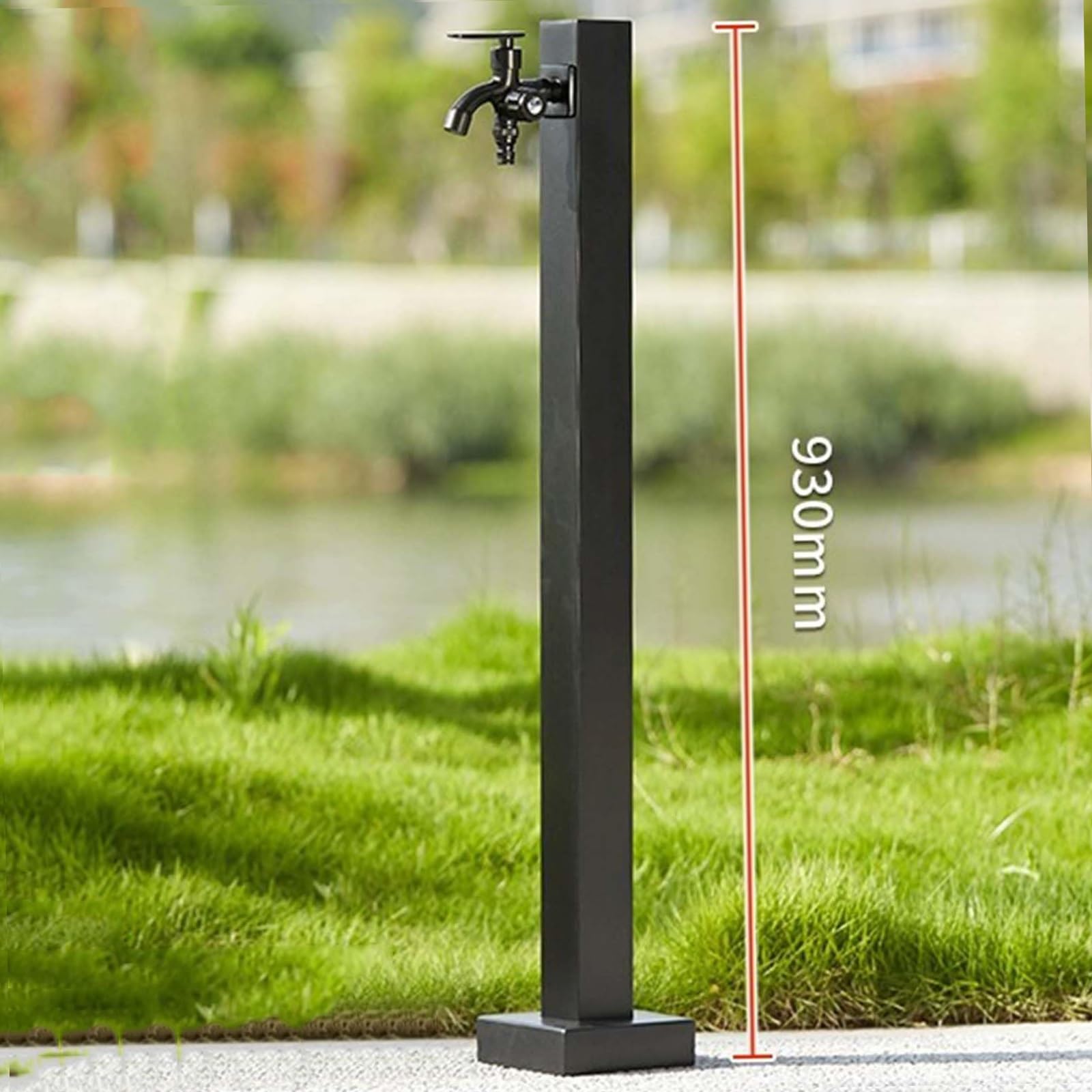 Robinet exterieur jardin,robinet à colonne d'eau de jardin autoportant,robinet extérieur antigel,colonne d'eau de jardin,colonne d'eau en acier inoxydable avec robinet,fontaine exterieur(H)