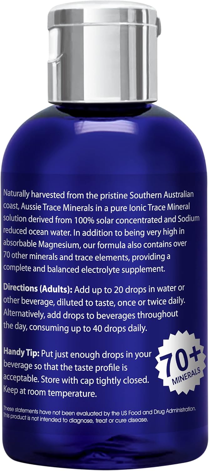 Aussie Trace s - Magnesium Rich, Low Sodium, plete Electrolyte