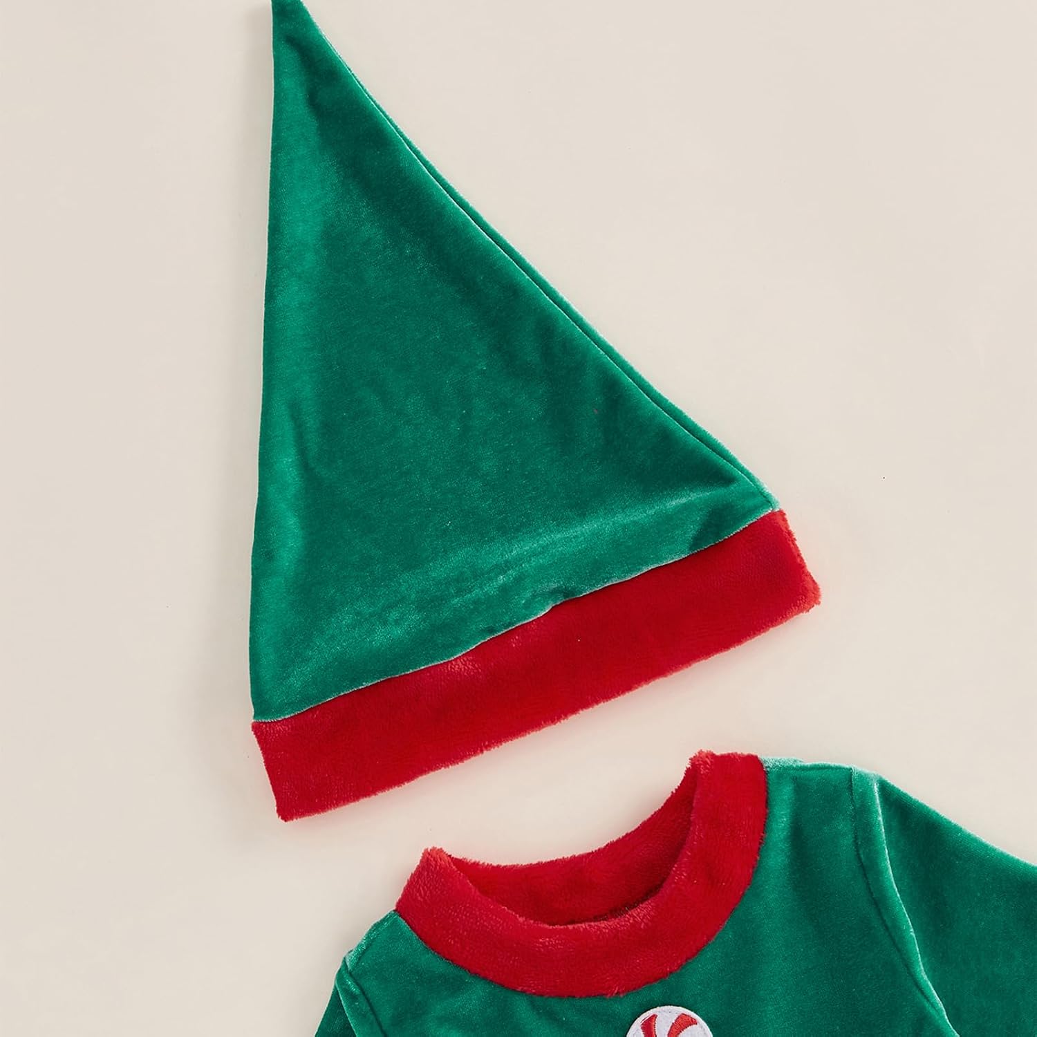 Kids Toddler Baby Girls Christmas Elf Costume Santa Velvet Dress Princess Dress Hat Socks Girls Dress Up Clothes