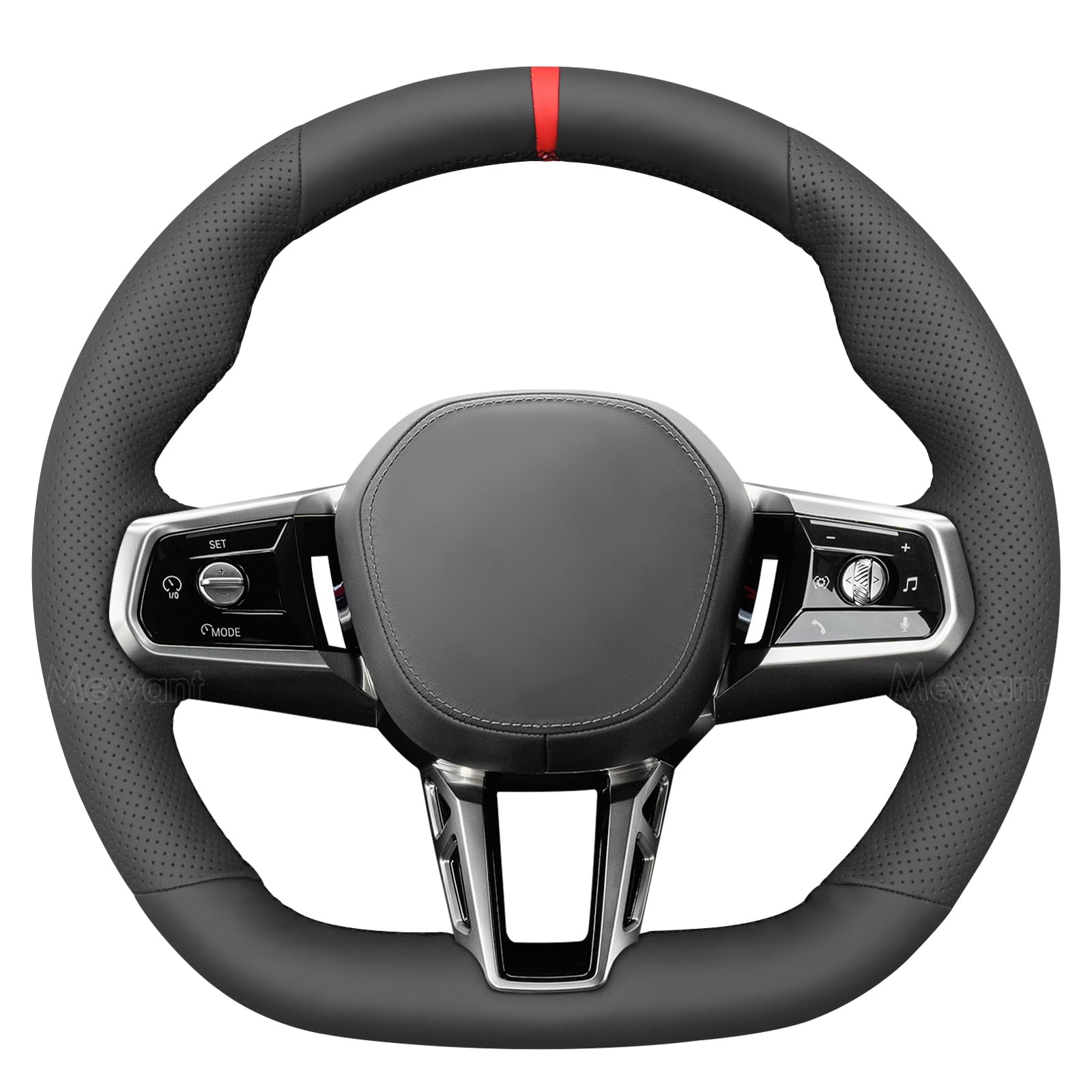 MEWANT Lenkradhülle Für BMW 5er & 7er Serie - Handgenäht & Rutschfest