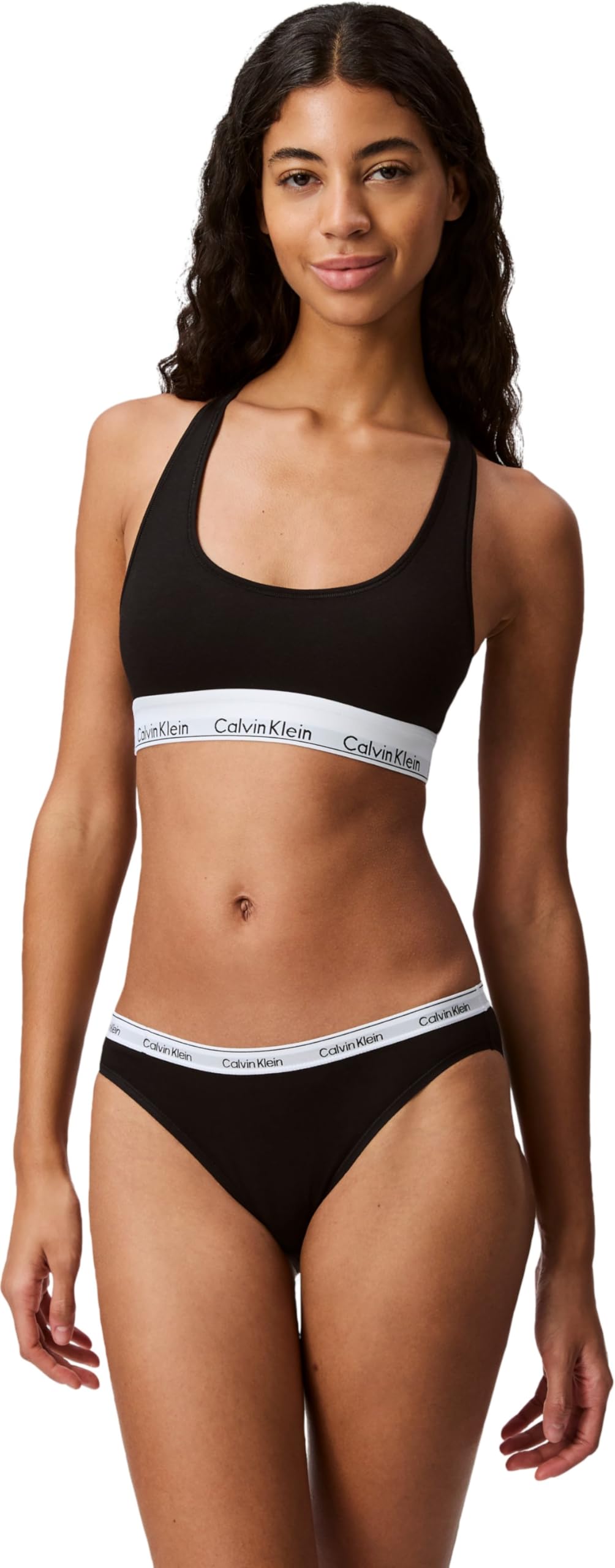 Calvin Klein Women's Black Modern Logo Bikini Brief,  Xl