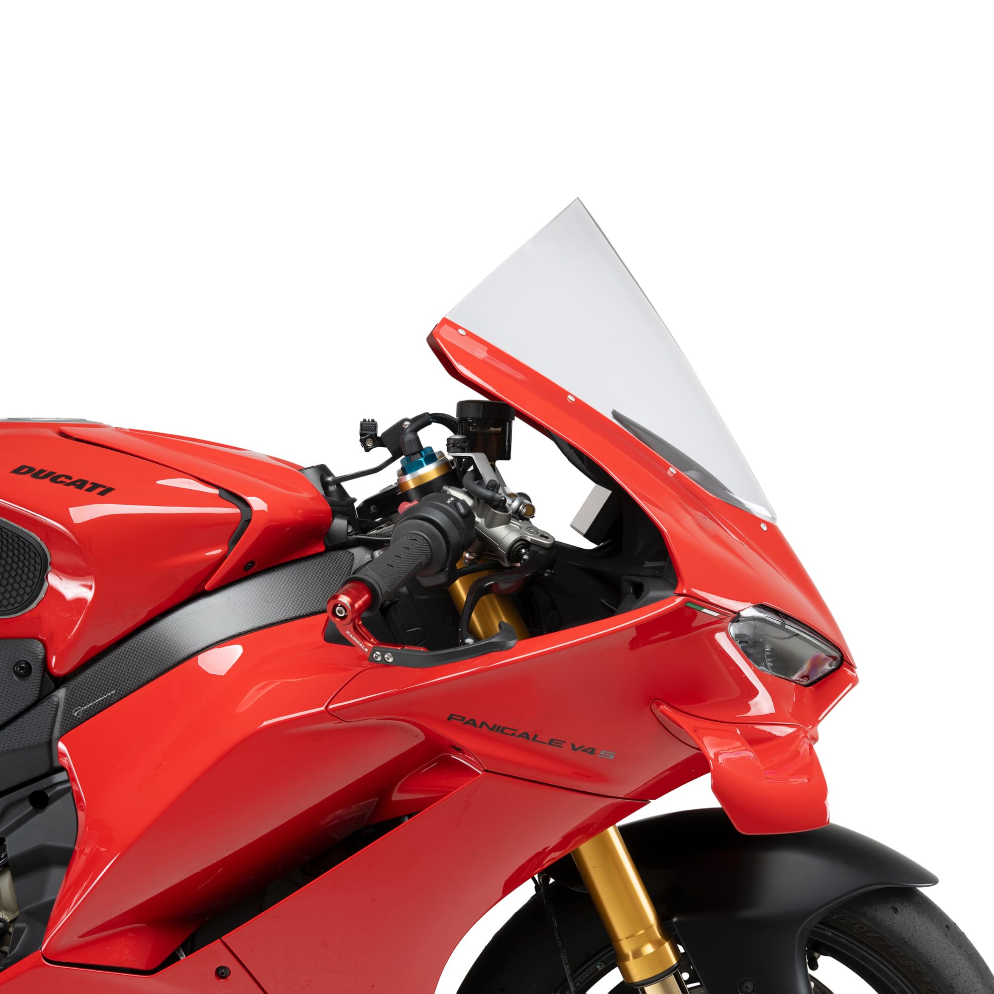 Cupolino Parabrezza Plexiglass JD9 Racer TRASPARENTE COMPATIBILE CON DUCATI PANIGALE V4, V4S, V4R 2025-2026