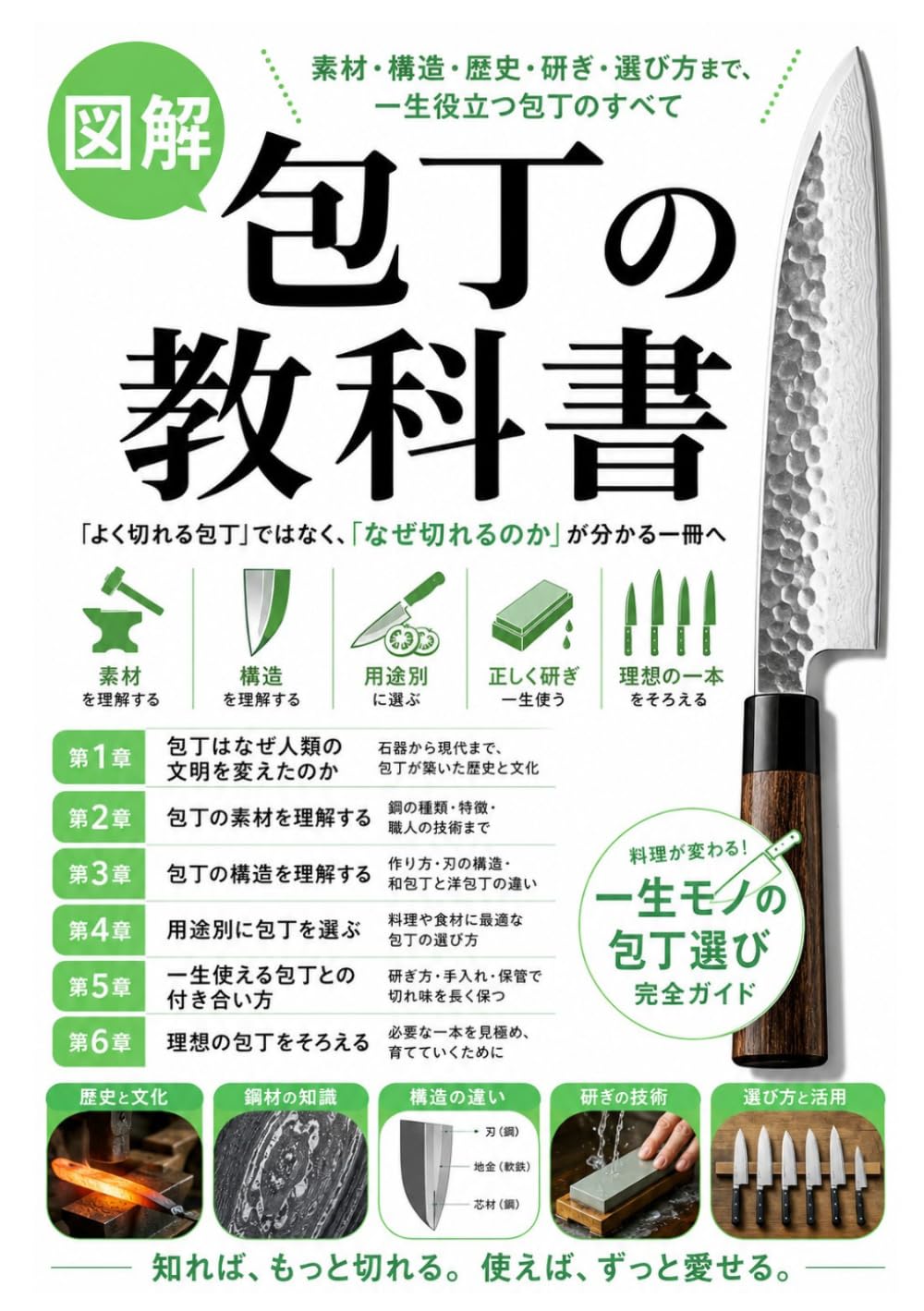 包丁の教科書: 素材・構造・歴史・研ぎ・選び方まで、一生役立つ包丁のすべて