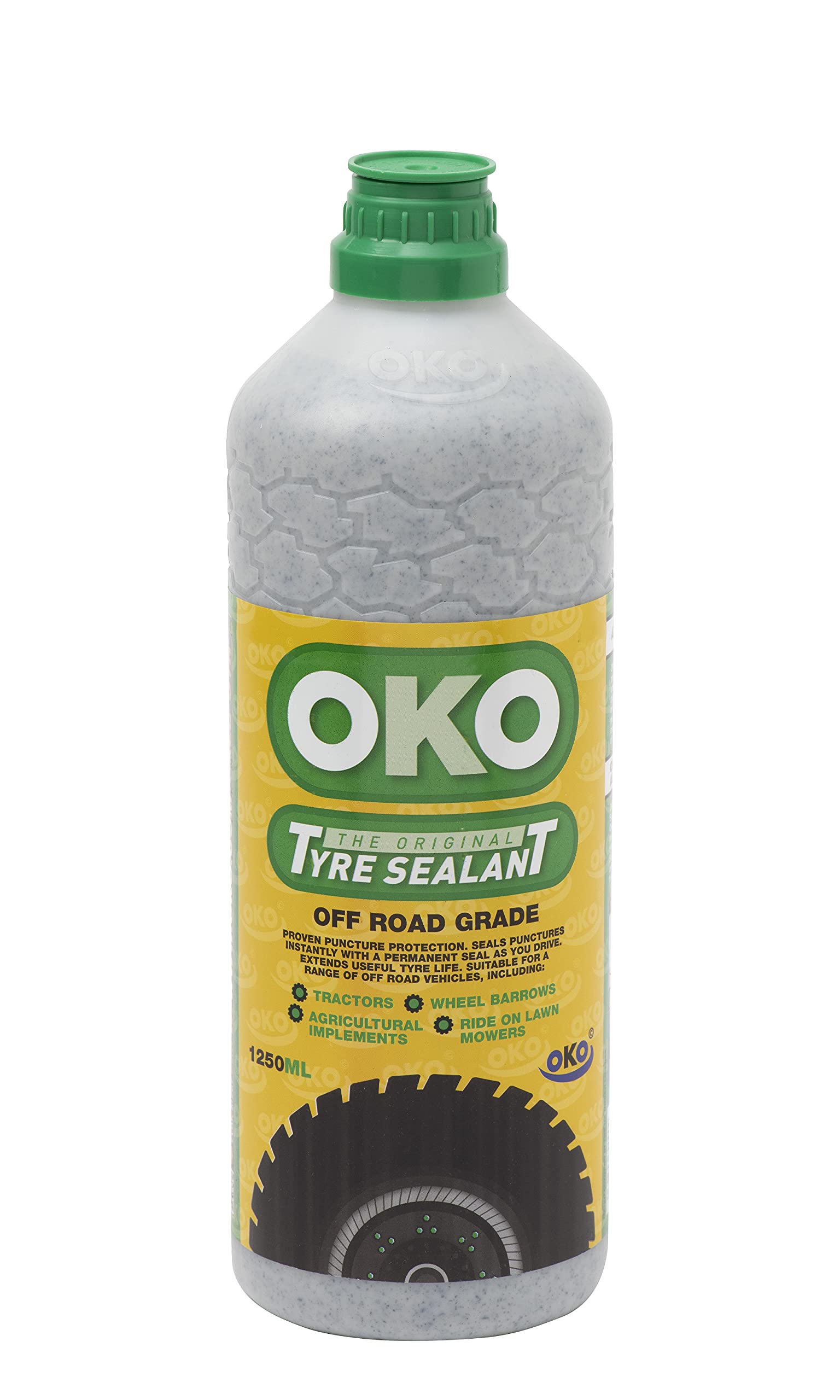 GREENSTAR OKO VERDE Flacone anti-perforazione 1,25 L per Pneumatici Tubeless