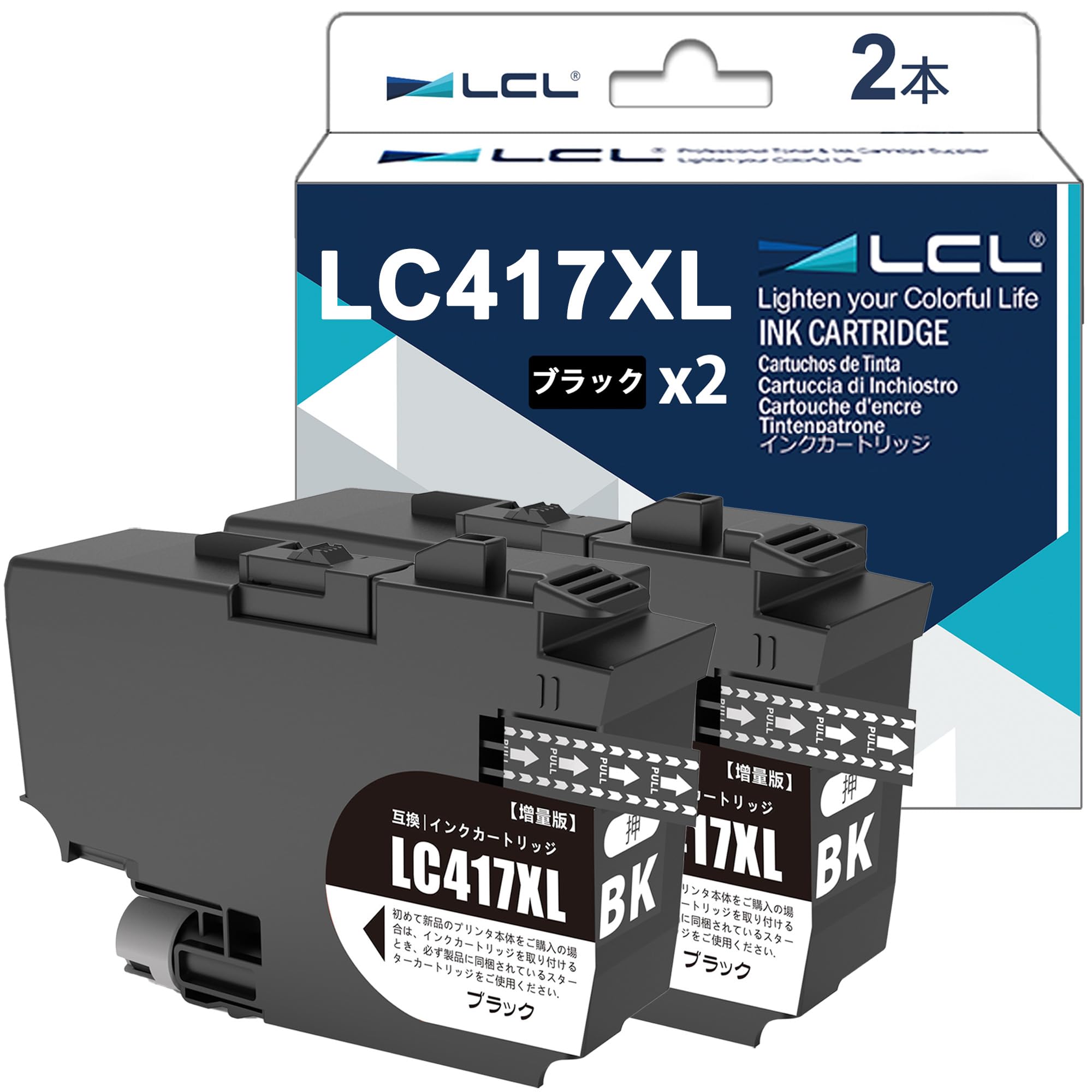 Amazon.co.jp: LCL Brother用 ブラザー用 LC417XL LC417XLBK