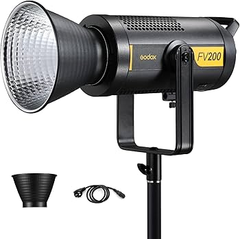 Amazon.com : Godox FV200 200W 2.4G Flash LED Light,CRI96+,TCLI 96+