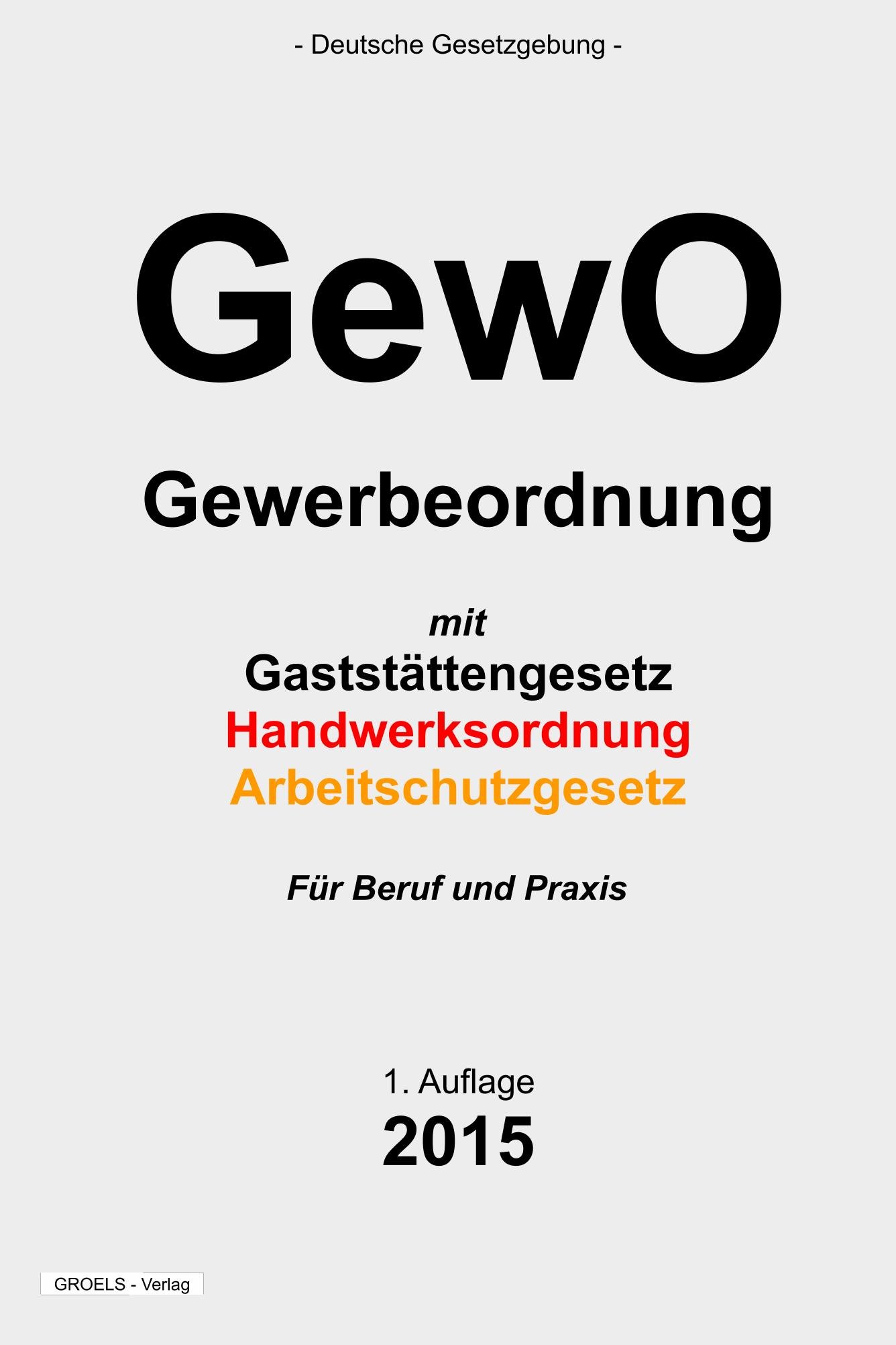 GewO: Gewerbeordnung