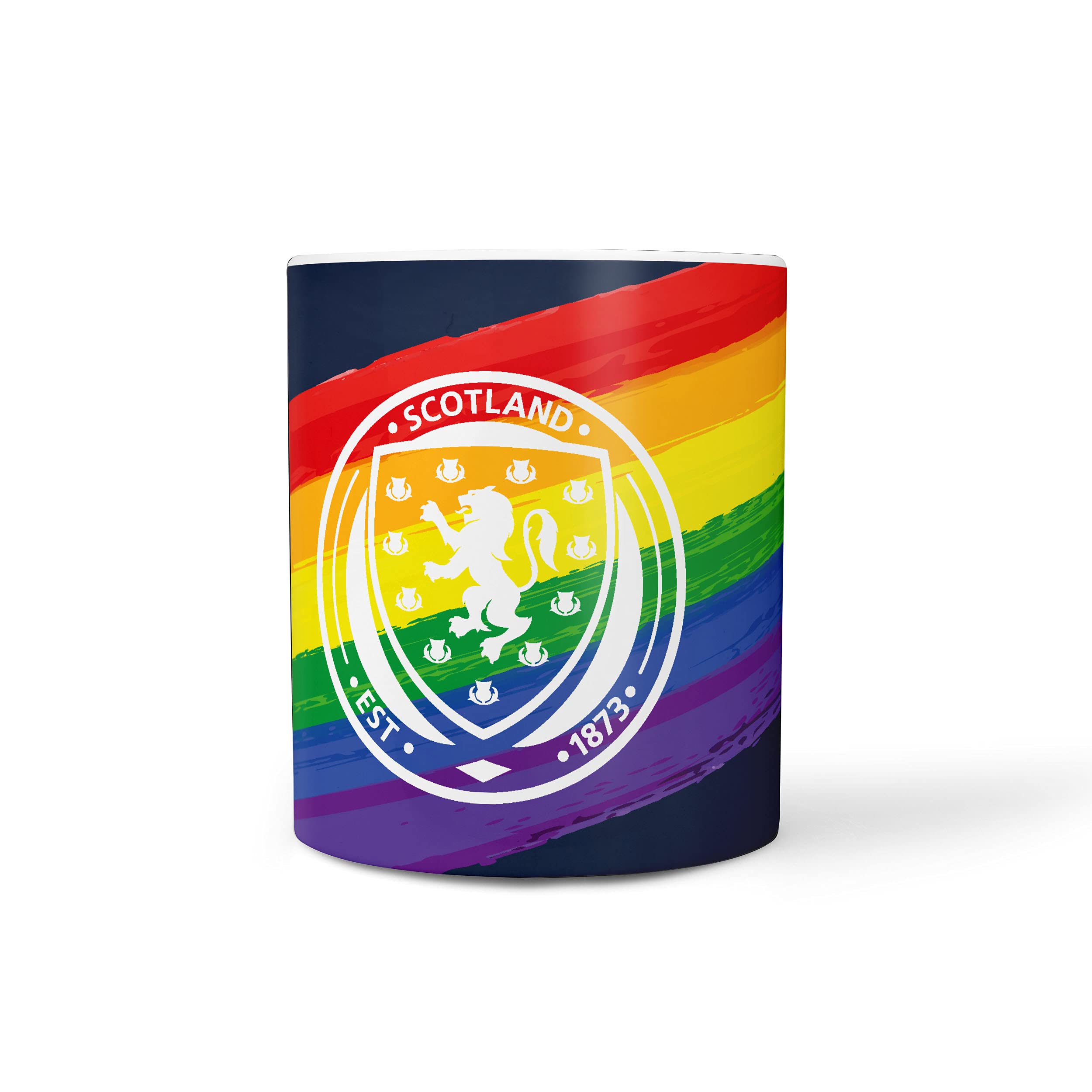 FOCO World Cup Euros Football Scotland Fan Rainbow Mug