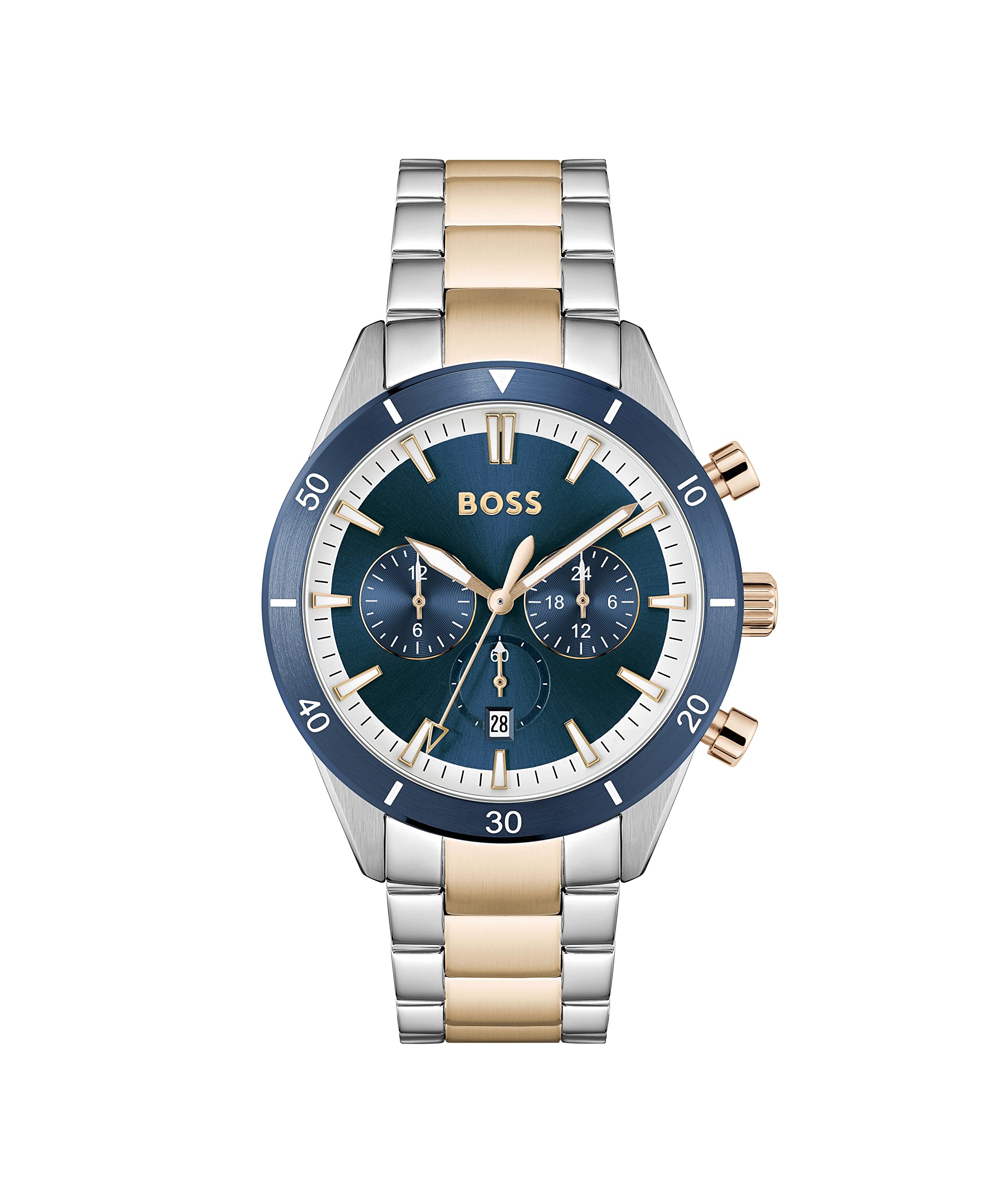 BOSS Santiago Analog Blue Dial Mens Watch-1513937 (B09R9173K3) Amazon Price History, Amazon Price Tracker