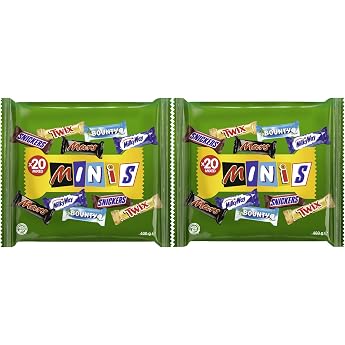 Mixed Minis 2 x 400 g I 800 g Chocolate Mix I Snickers Mars Twix Bounty Milky Way