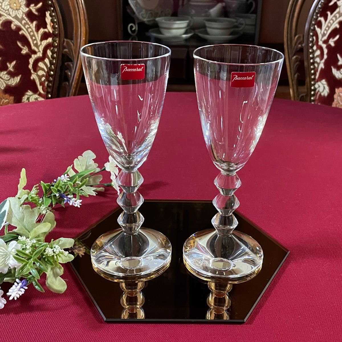 Amazon | Baccarat バカラ ベガ ワイングラス ペアグラス | ノー 