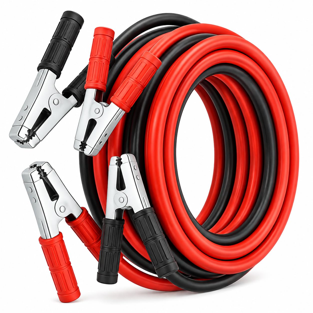 MACBOT Heavy Duty Car Jumper Cable | Emergency Battery Booster Cables for Up to 3L engine Cars | High Conductivity, Tangle-Free, Durable Insulated 3 Metre Wire (Made in India)-image-19