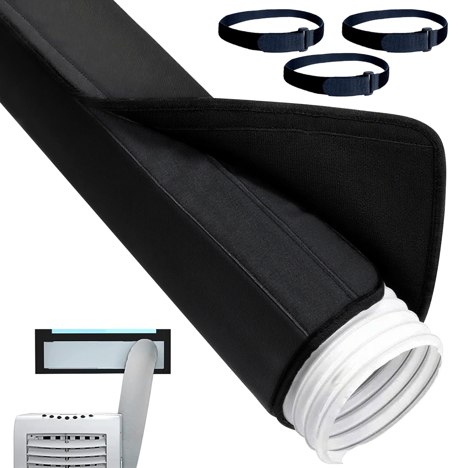 Housse de tuyau de climatisation portable isolante pour gaine mobile de maison