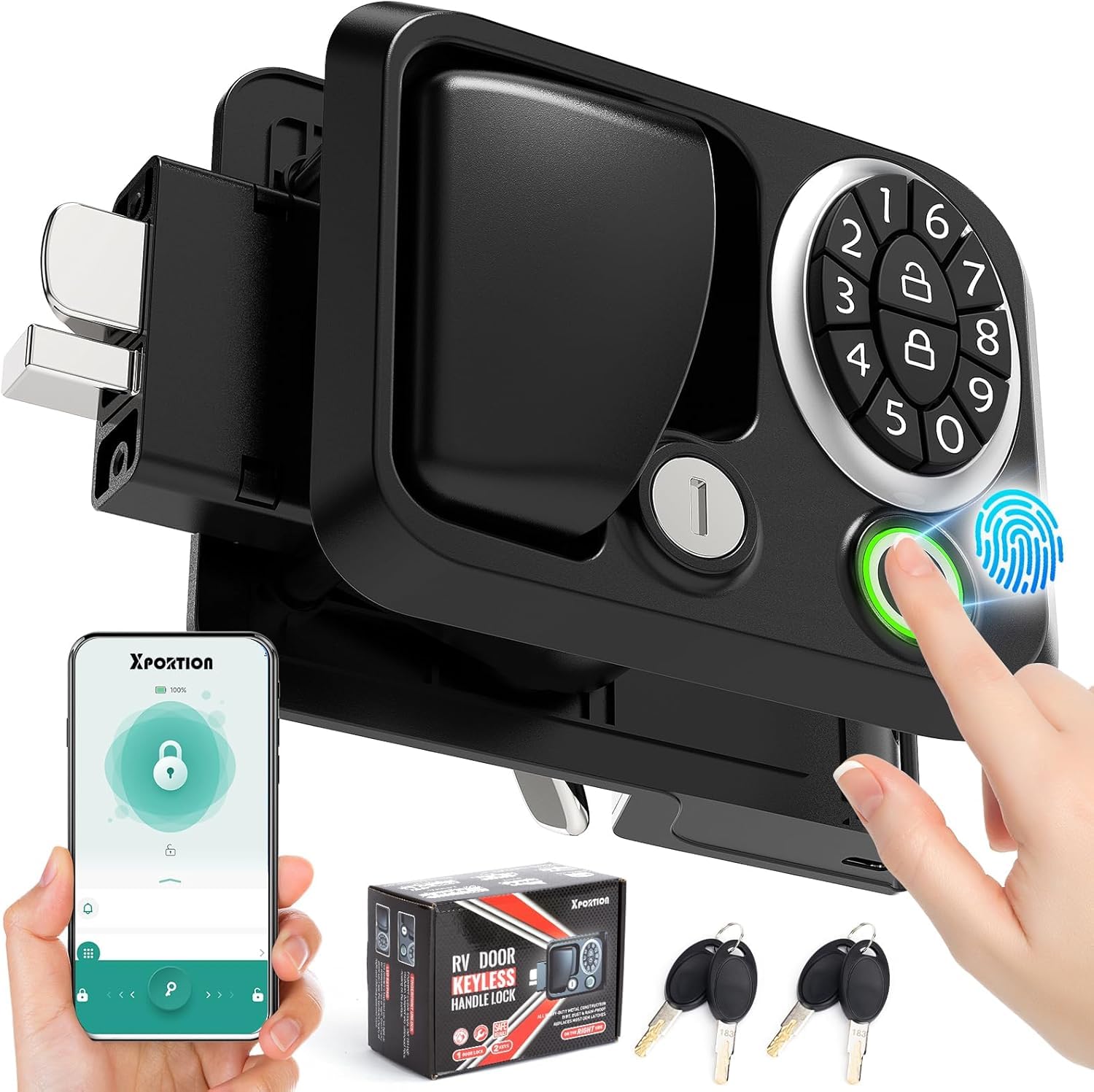 Snapklik.com : RV Door Lock Keyless Entry Keypad - Replacement Camper ...