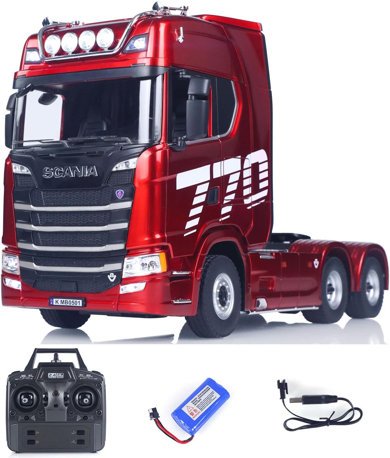 TOUCAN RC HOBBY 1/18 770S Plastic RC Tractor Truck