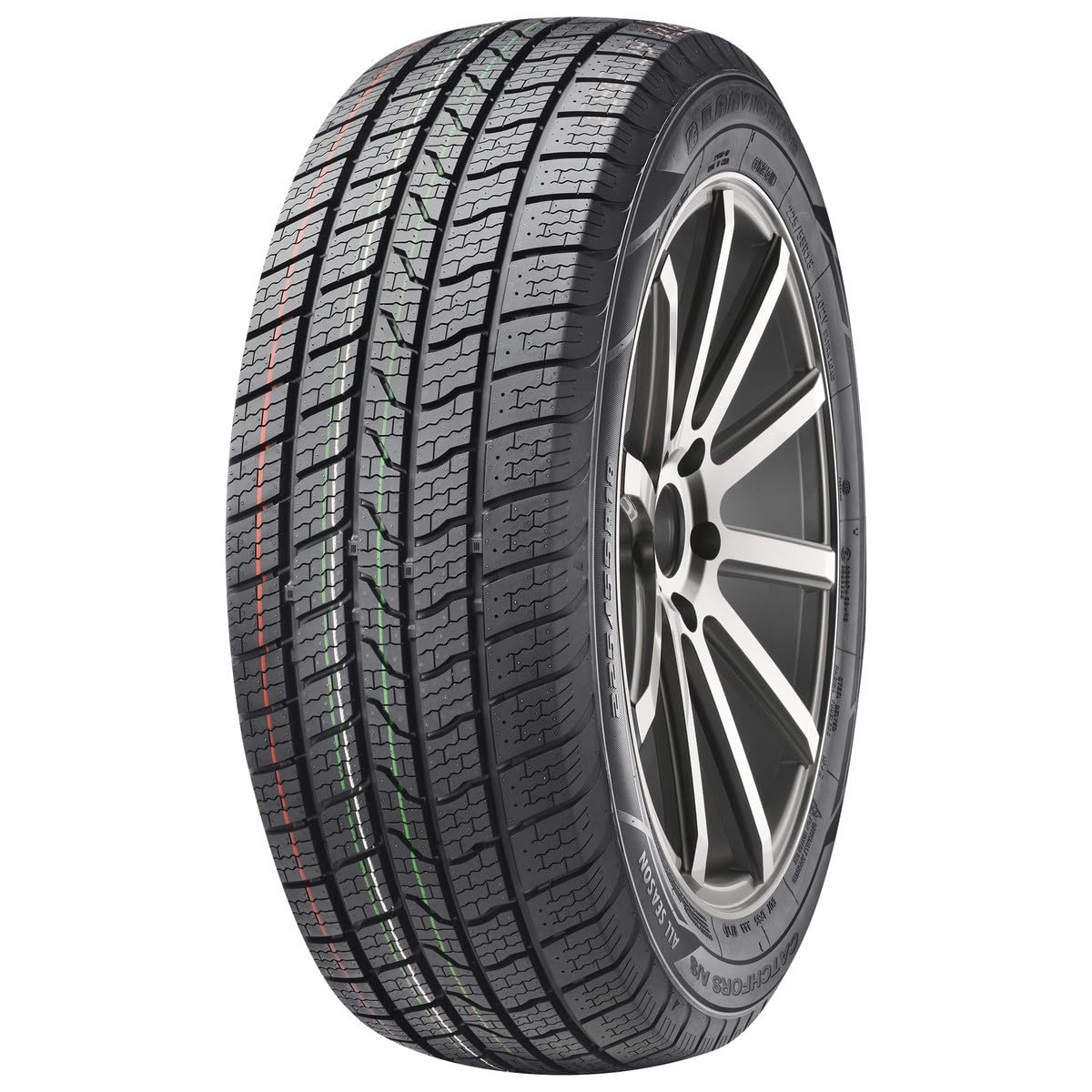 Lanvigator 235/50 R18 101W XL Ganzjahresreifen Allwetter M+S 3PMSF Reifen Kompatibel mit VW TIGUAN 5N Phaeton 3D1, 3D2, 3D3, 3D4, 3D6, 3D7, 3D8, 3D9, MERCEDES-BENZ GLA X156, OPEL, BMW