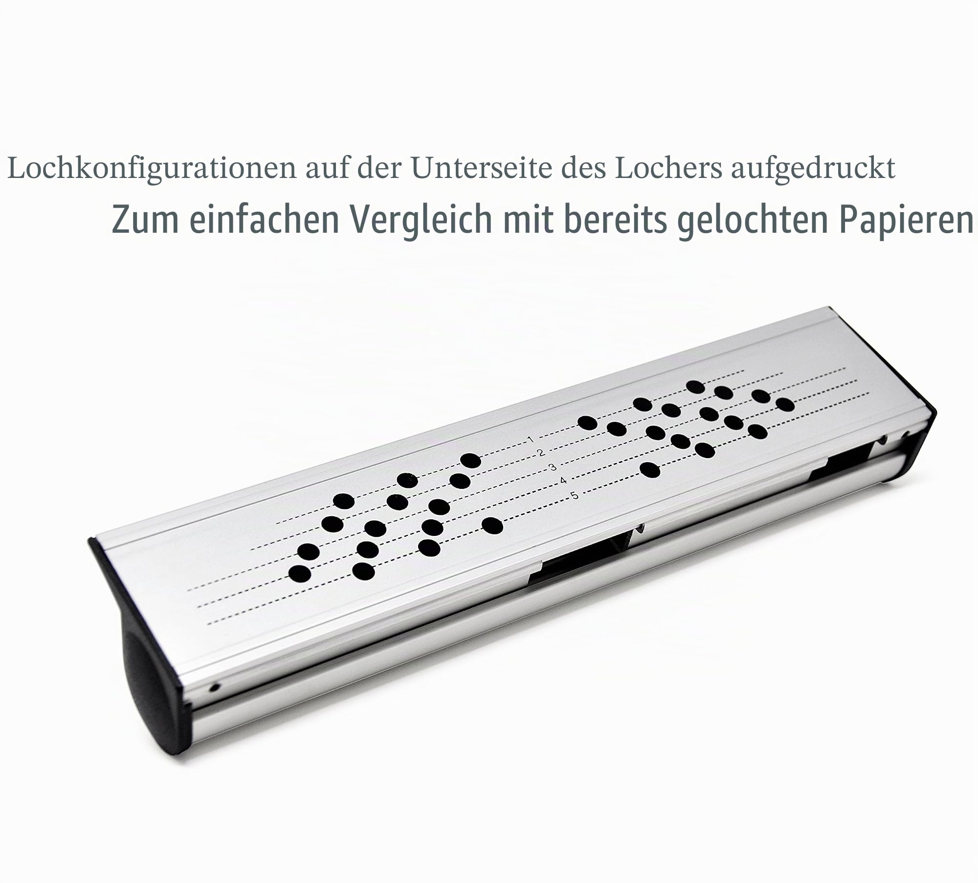 Regur Holix® Universal 5 - Verstellbarer Locher für Ringbücher, Organizer von Filofax, Mulberry, Zeitwerk u.v.m. in schwedischem Design