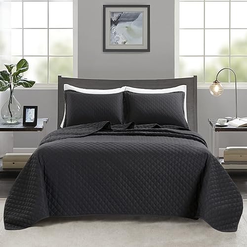 Miniatura 2 de HOMBYS Juego de edredón extragrande de 3 piezas de 120 x 120 pulgadas, reversible, ligero, juego de edredón de verano (Super King Plus (120 x 120),