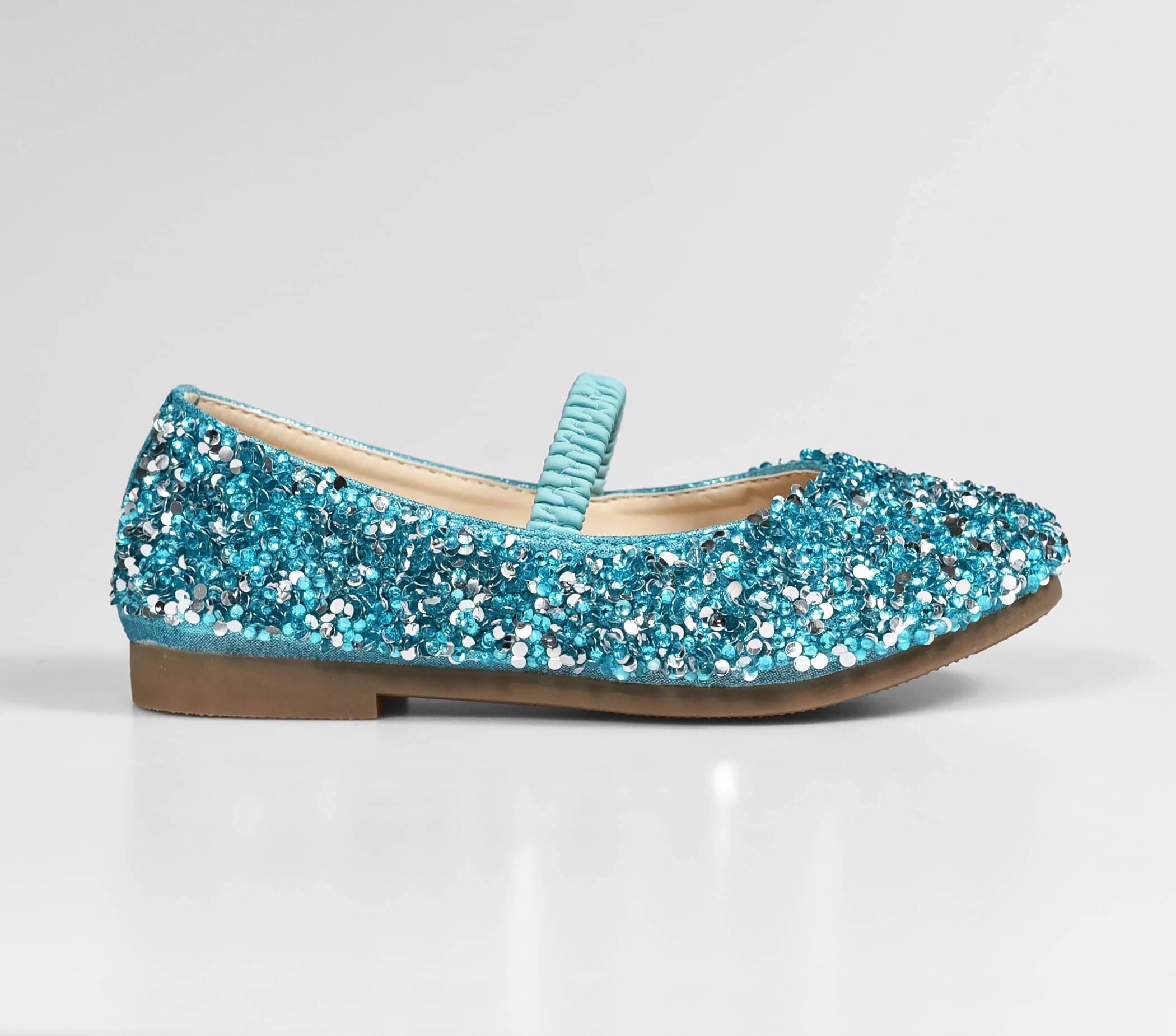 Scarpe Principessa Bambina Bimba Glitterate per Ragazza, Scarpe con Paillettes Eleganti