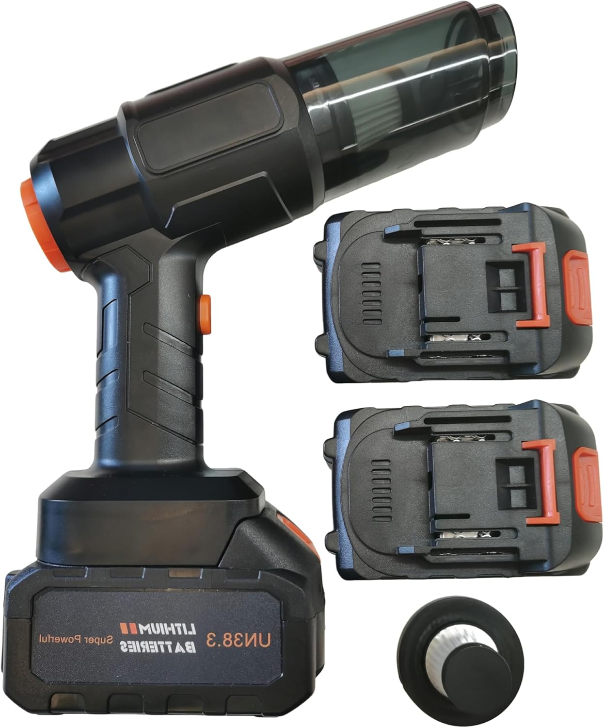 Aspiradora de mano inalámbrica (azul marino)