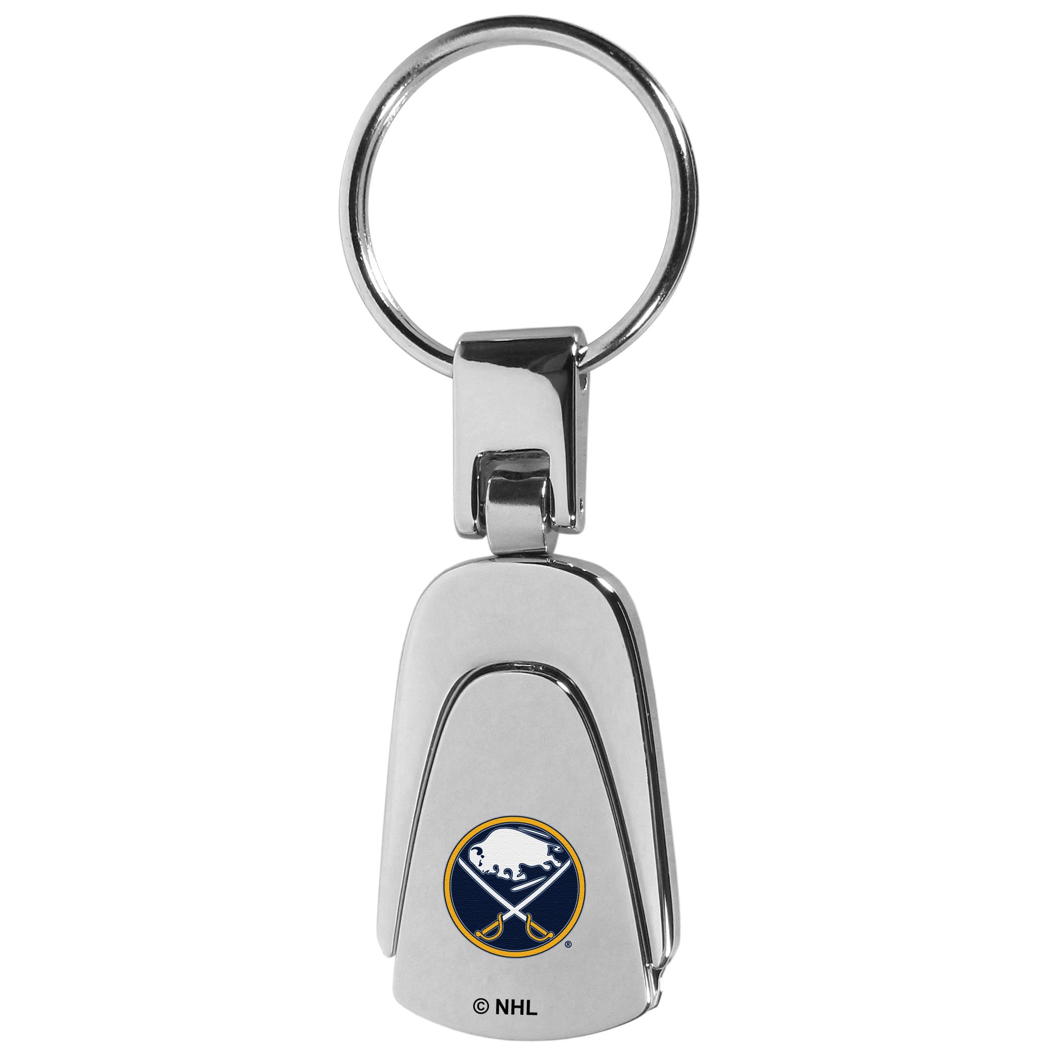 Siskiyou NHL Buffalo Sabres Unisex SportsSteel Teardop Key Chain, Metal, One Size