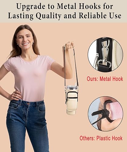 Miniatura 4 de Bolsa de transporte con bolsillo para teléfono Stanley vaso de 40 onzas con asa y vaso Simple Modern de 40 onzas  Soporte para botella de agua para