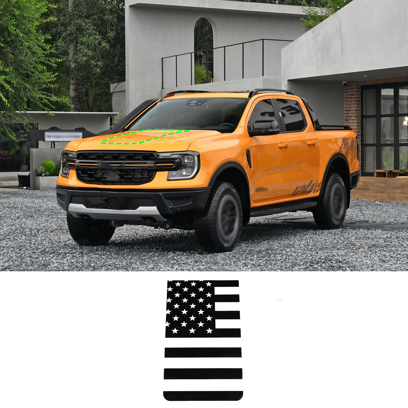 Stickers For Ford Ranger Raptor Side Stripes Sticker Decals 4x4 Off-Road Vinyl E - Foto 10
