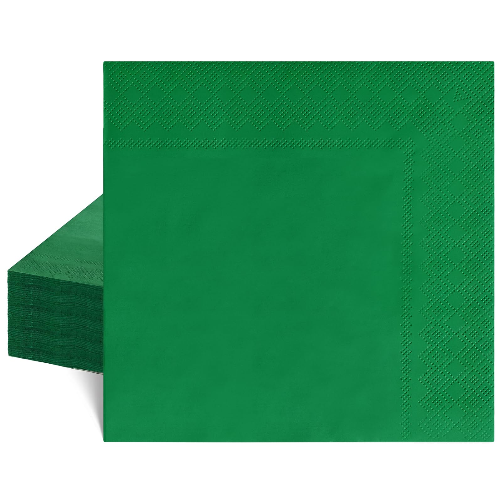 40 Pcs Green Paper Napkins 3 Ply Christmas Napkins Disposable Xmas Napkin