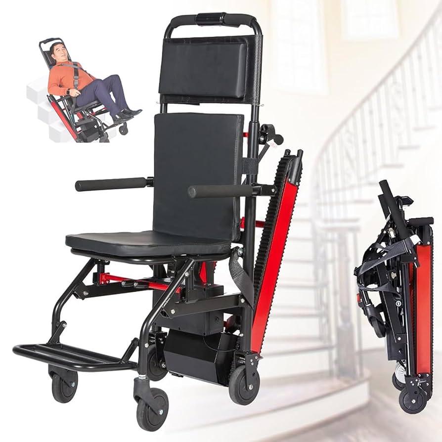 Amazon.co.jp: 階段昇降用車椅子（5000段耐久）、安全荷重165kg