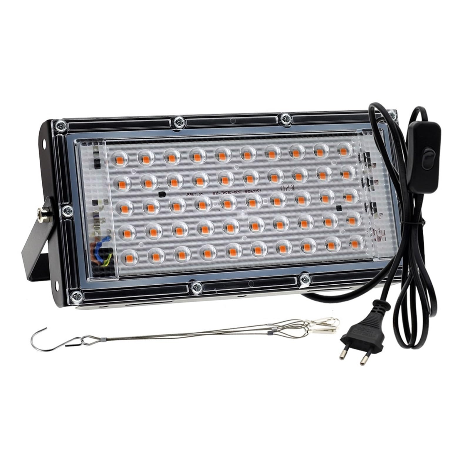 Lampada per Piante, LED Coltiva La Luce Phytolamp Spettro Completo 50W 100W 200W 300W, Lampada for Coltivazione di Piante Phyto Luci Nere for Coltivazione Interna di Fiori(100W)