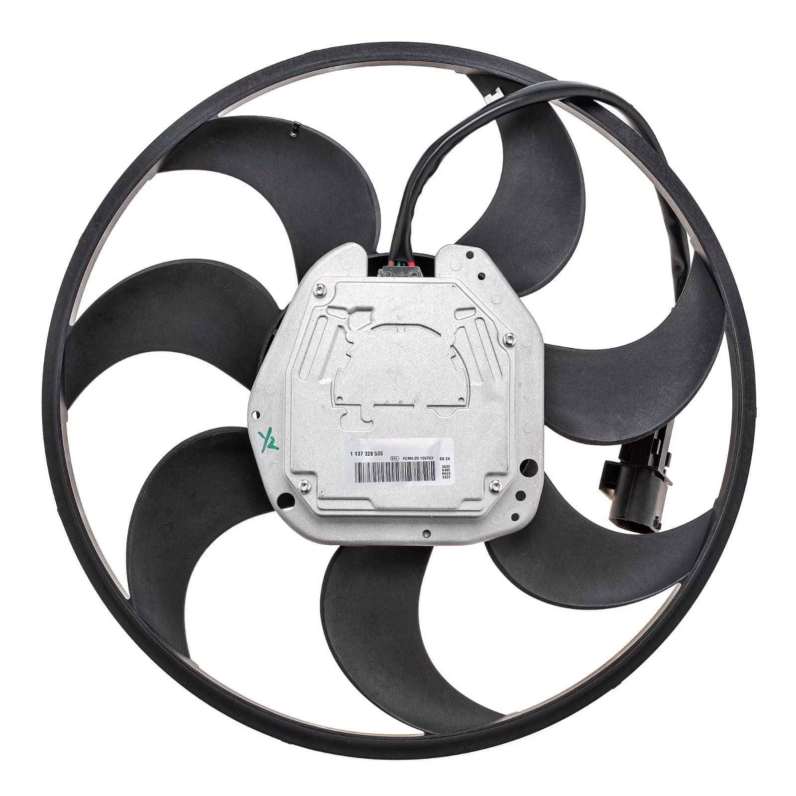 Ventola Elettrica Motore Ventola Di Raffreddamento Motore 7L0959455E 7L0959455B Compatibile Con Per 2003 2004 2005 2006 2007 2008 2009