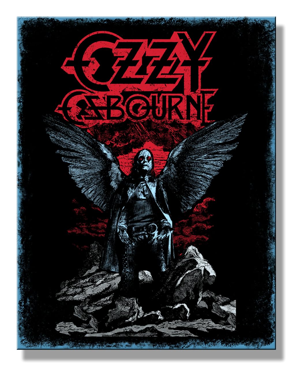 Amazon.com: Desperate Enterprises Ozzy Osbourne Wings Tin Sign
