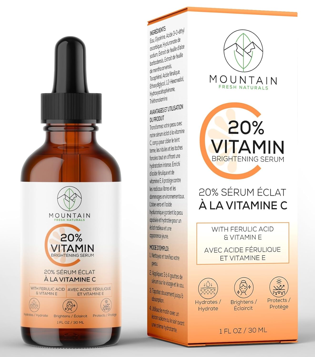 Vitamin C Serum20 30Ethyl Ascorbic Acid, Ferulic Acid V