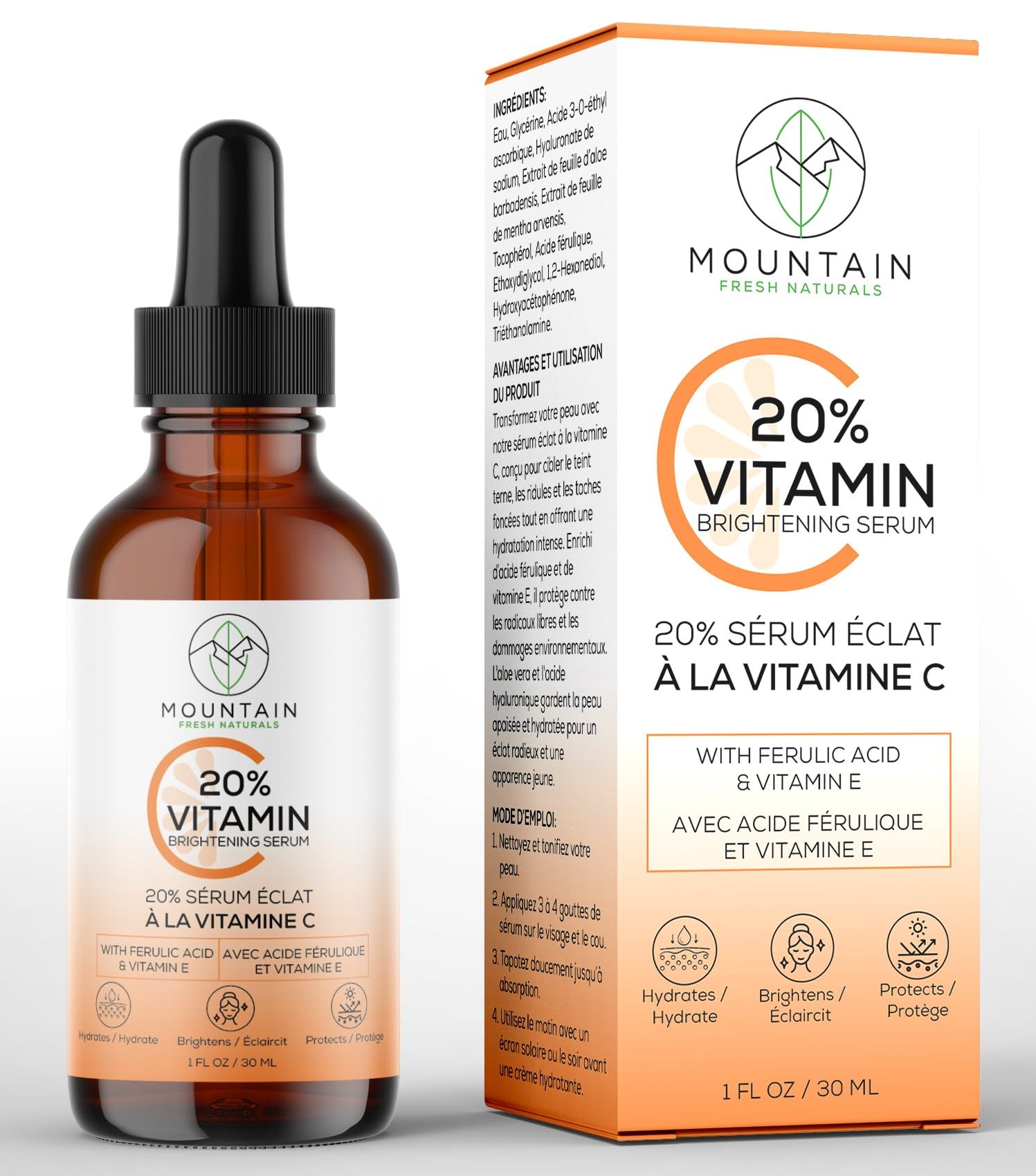 Amazon.com: Mountain Fresh Naturals Vitamin C Serum – 20% 3-0